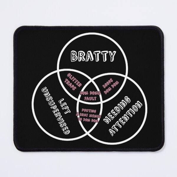 Item preview, Brat Overlap Chart designed and sold by MillieLissow.