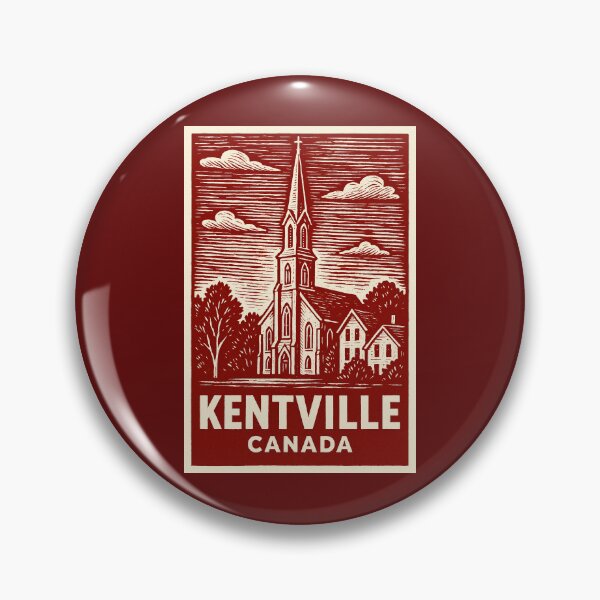 Item preview, Kentville Canada Linocut Style  designed and sold by Thistle-TShop.