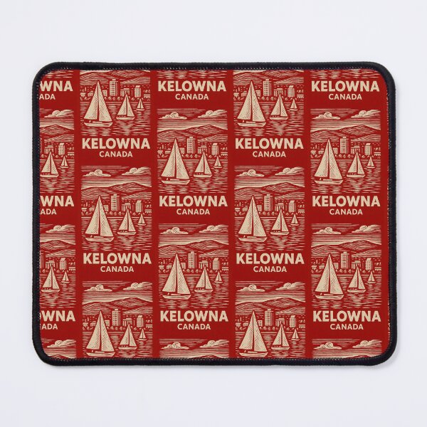 Item preview, Kelowna Canada Linocut Style designed and sold by Thistle-TShop.
