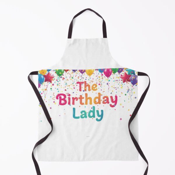 Item preview, The Birthday Lady - Tag My Shirt - Clothing Designed to be Written on designed and sold by Tag My Shirt - Clothing Made to Be Written On..