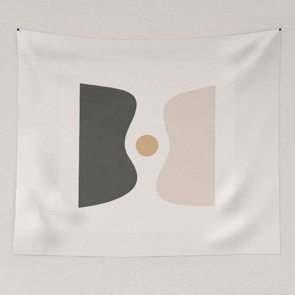 Item preview, Minimal Abstract Art – Balanced Contrast Composition designed and sold by DrizzyV.