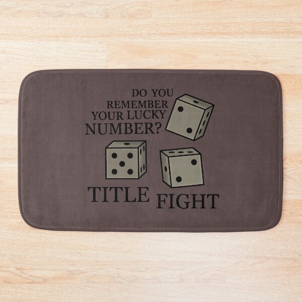 Item preview, Title Fight 27 your lucky number designed and sold by Dqylily .
