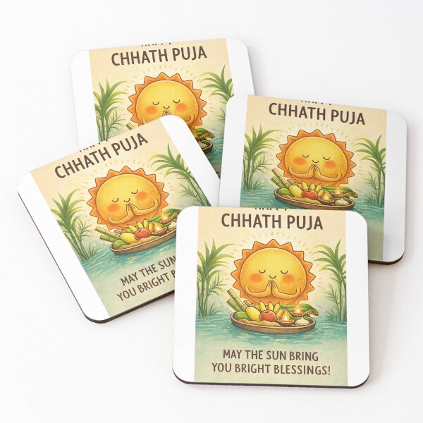 Item preview, Chhath Puja Celebration with Sun God, Offerings, and Sacred River Blessings designed and sold by Aryabek.