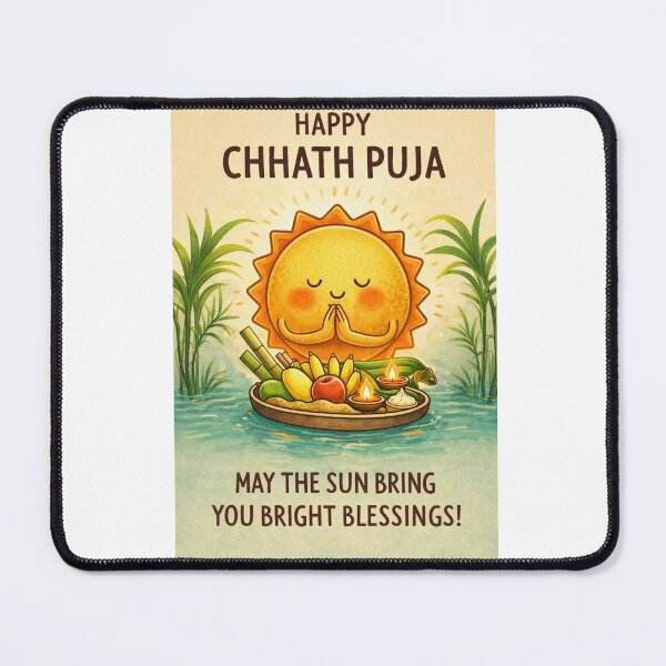 Item preview, Chhath Puja Celebration with Sun God, Offerings, and Sacred River Blessings designed and sold by Aryabek.
