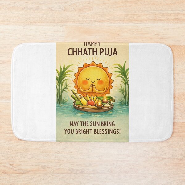 Item preview, Chhath Puja Celebration with Sun God, Offerings, and Sacred River Blessings designed and sold by Aryabek.