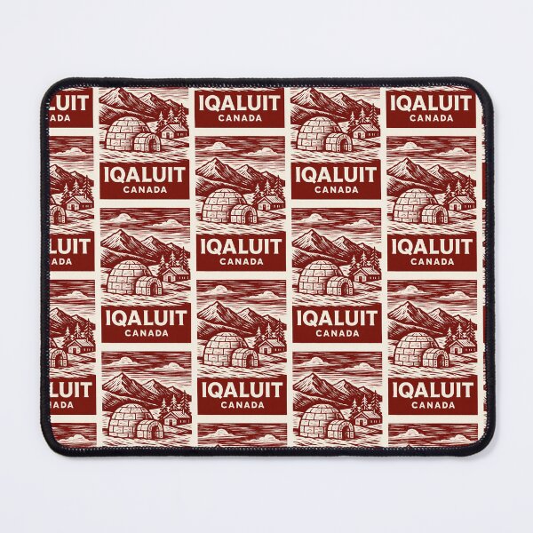 Item preview, Iqaluit Canada Linocut Style designed and sold by Thistle-TShop.