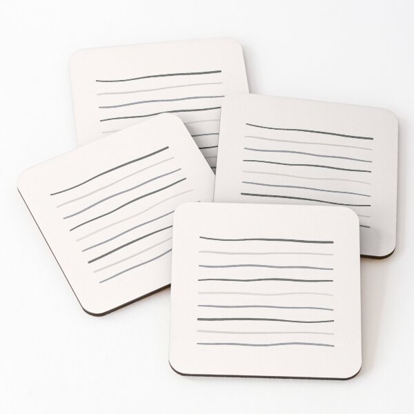 Item preview, Minimal Abstract Line Pattern – Linear Flow Design designed and sold by DrizzyV.