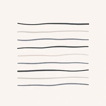 Artwork thumbnail, Minimal Abstract Line Pattern – Linear Flow Design by DrizzyV