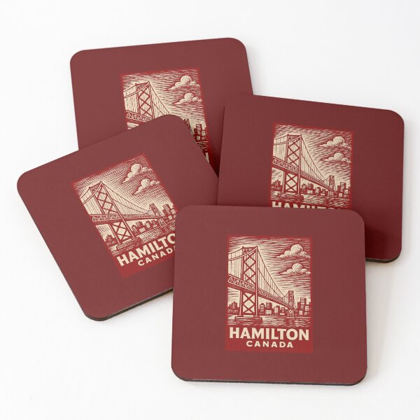 Item preview, Hamilton Canada Linocut Style  designed and sold by Thistle-TShop.