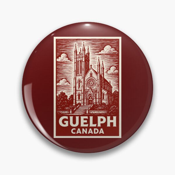 Item preview, Guelph Canada Linocut Style  designed and sold by Thistle-TShop.