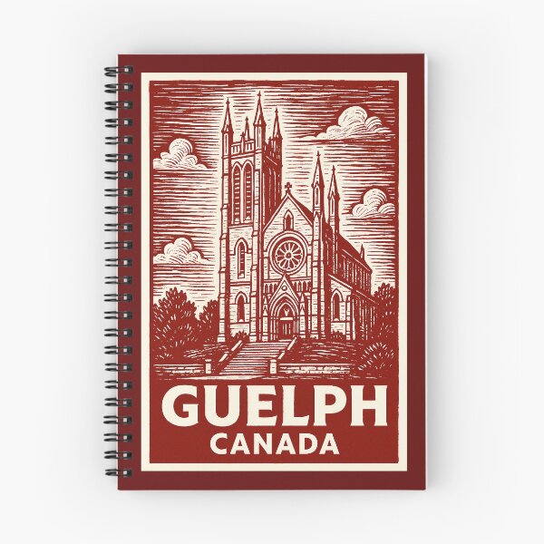 Item preview, Guelph Canada Linocut Style  designed and sold by Thistle-TShop.