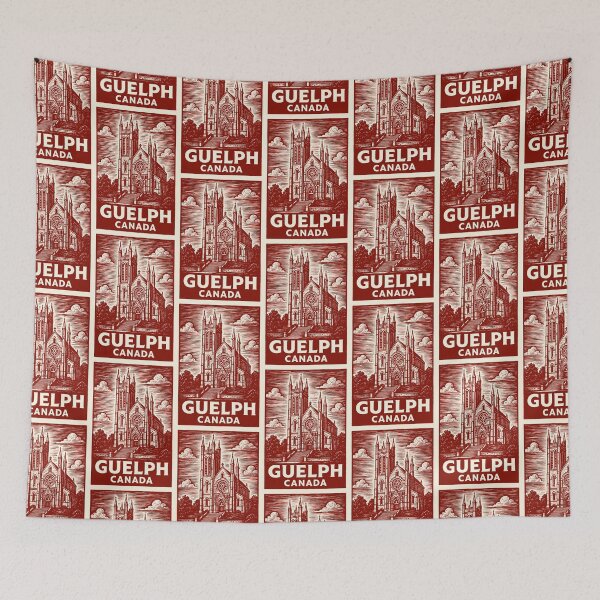 Item preview, Guelph Canada Linocut Style  designed and sold by Thistle-TShop.
