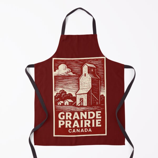 Item preview, Grande Prairie Canada Linocut Style designed and sold by Thistle-TShop.