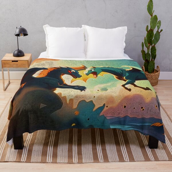 Item preview, Dragon vs Pegasus - Fantasy Art designed and sold by NaturePrints.
