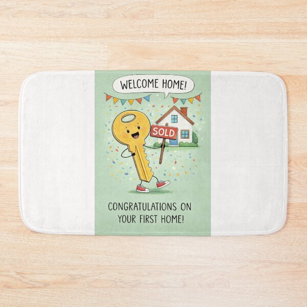 Item preview, Homeownership Celebration with Key, House, and Sold Sign designed and sold by Places On Earth.
