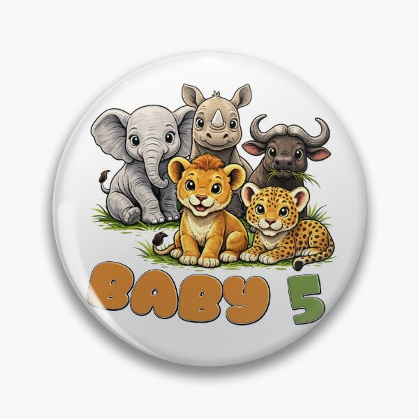 Item preview, Baby Big 5 Safari Animal Nursery. designed and sold by Mr Lee.