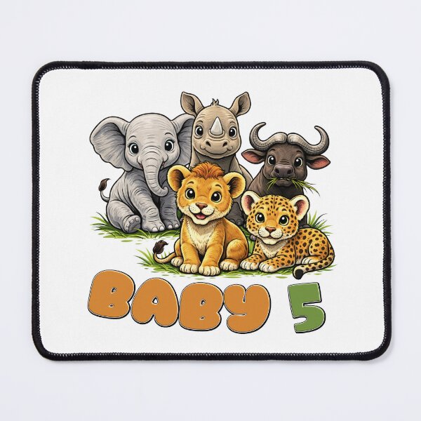 Item preview, Baby Big 5 Safari Animal Nursery. designed and sold by Mr Lee.