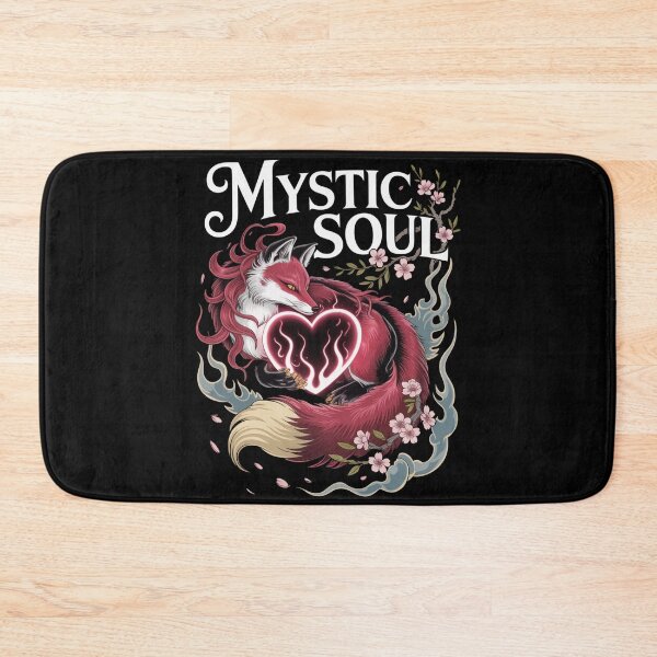 Item preview, Mystic Soul - Red Kitsune Fox Spirit Glowing Heart Valentine designed and sold by DarylWelsh2024.