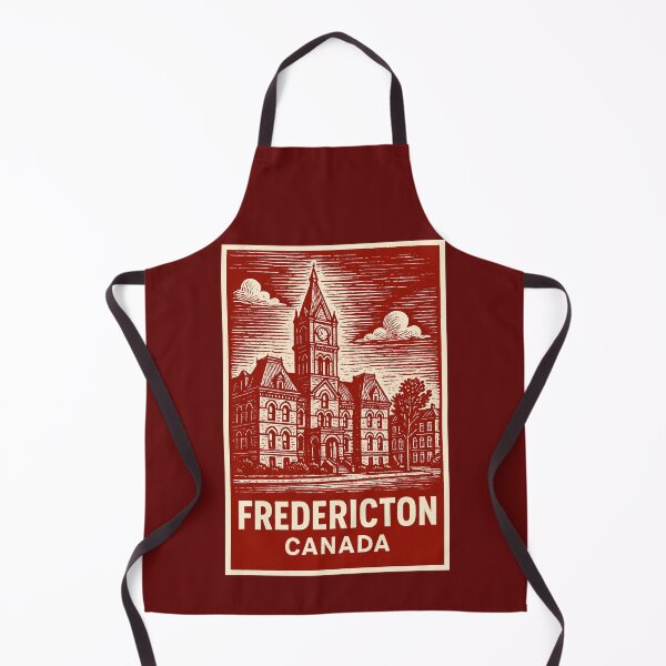 Item preview, Fredericton Canada Linocut Style designed and sold by Thistle-TShop.