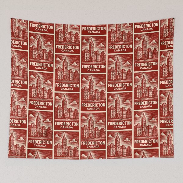 Item preview, Fredericton Canada Linocut Style  designed and sold by Thistle-TShop.