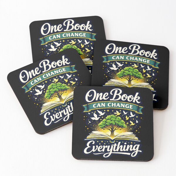 Item preview, One Book Can Change Everything – Inspirational Reading Quote | Book Lover Graphic Tee & Gifts designed and sold by Teetreasure2.