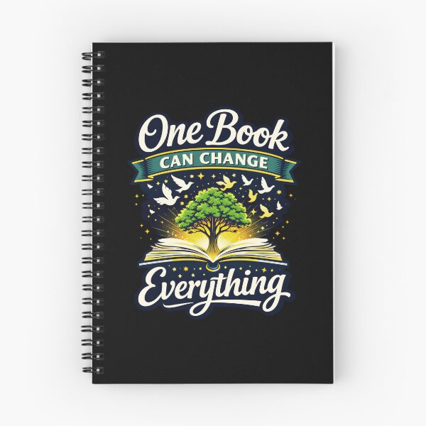 Item preview, One Book Can Change Everything – Inspirational Reading Quote | Book Lover Graphic Tee & Gifts designed and sold by Teetreasure2.