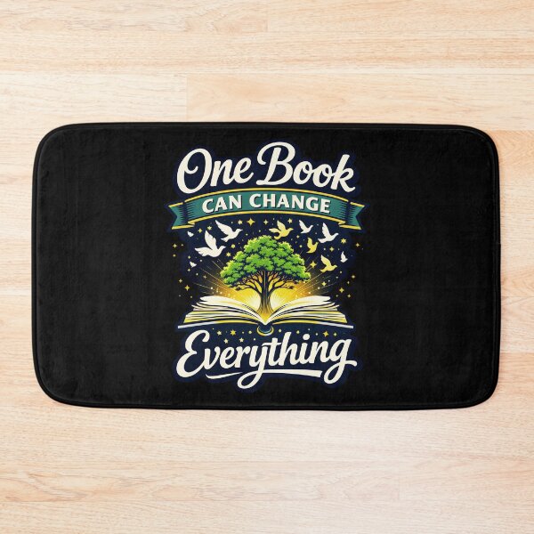 Item preview, One Book Can Change Everything – Inspirational Reading Quote | Book Lover Graphic Tee & Gifts designed and sold by Teetreasure2.