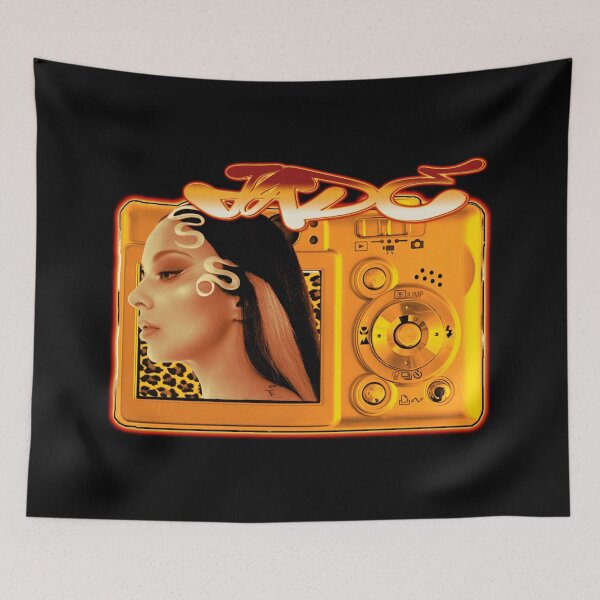 Item preview, Orange Typography With Pop Singer designed and sold by WellkamStudio.