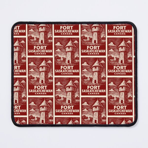 Item preview, Fort Saskatchewan Canada Linocut Style designed and sold by Thistle-TShop.
