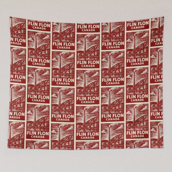 Item preview, Flin Flon Canada Linocut Style designed and sold by Thistle-TShop.