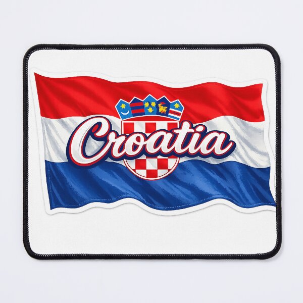 Item preview, Croatia Waving Flag Typography – Croatian National Pride Design designed and sold by GarnerSupplyCo.