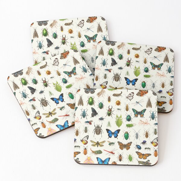 Item preview, Wonderful World of Insects Retro Style Identification Chart designed and sold by kakarikihill.