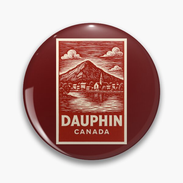 Item preview, Dauphin Canada Linocut Style  designed and sold by Thistle-TShop.