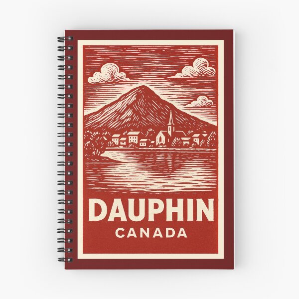 Item preview, Dauphin Canada Linocut Style  designed and sold by Thistle-TShop.
