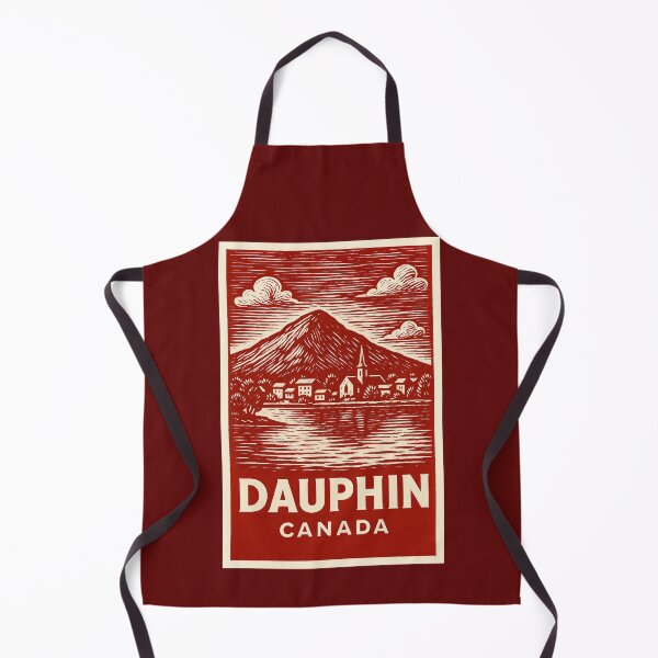 Item preview, Dauphin Canada Linocut Style designed and sold by Thistle-TShop.