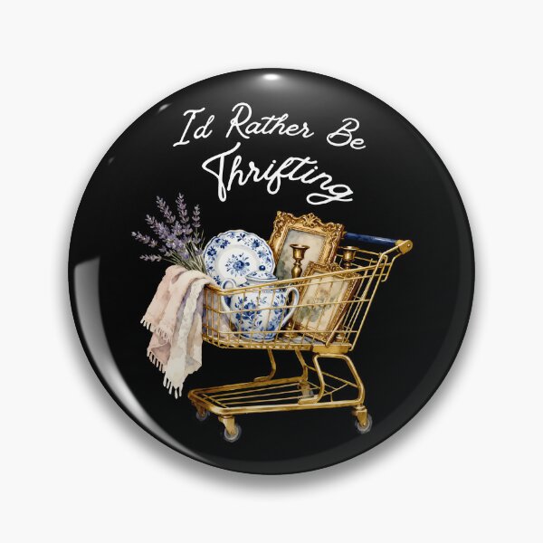 Item preview, I’d Rather Be Thrifting designed and sold by CartoonGang.