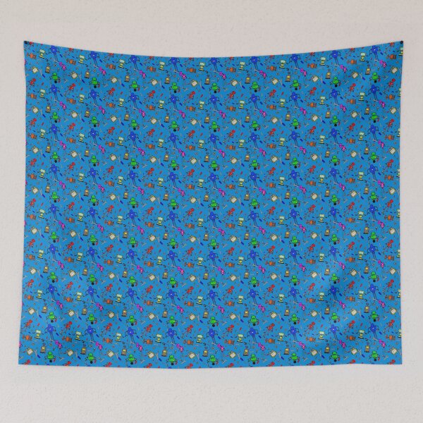Item preview, Robots Workshop Mayhem designed and sold by Bad Tomato.