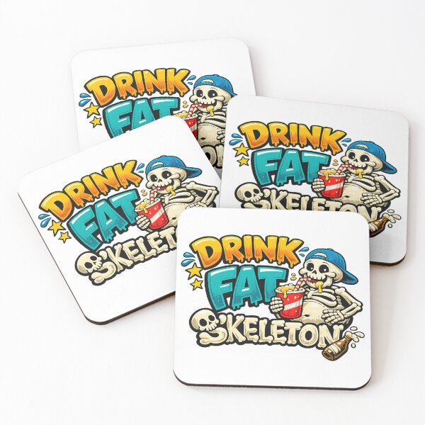 Item preview, Skeleton Boy Enjoying a Drink designed and sold by Arte Cartoon From TagTeam Group.