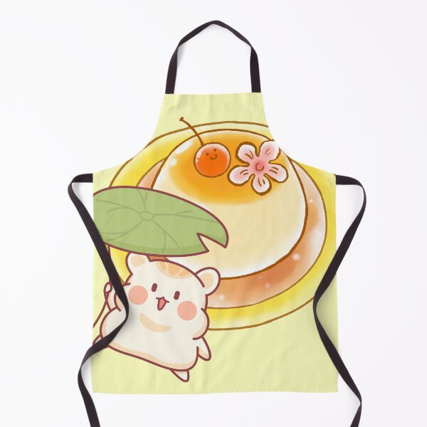 Item preview, Kawaii Hamster Japanese Pudding - Purin Dessert Art designed and sold by Kanniax.