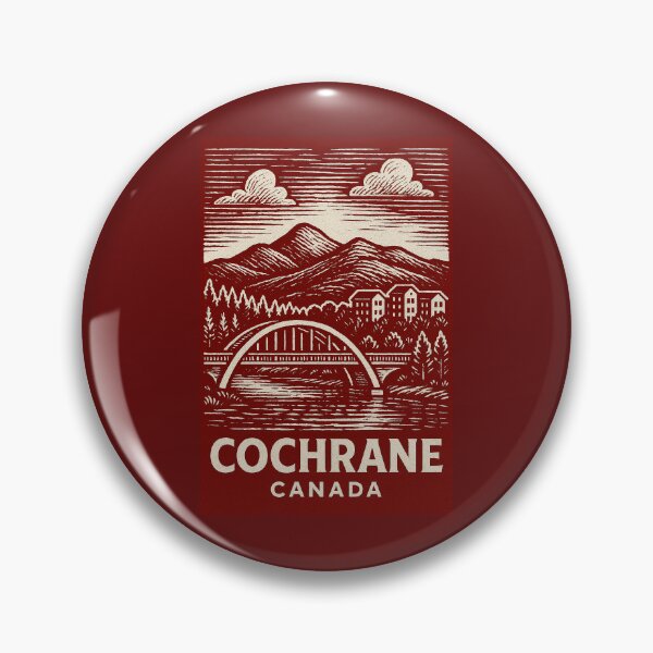 Item preview, Cochrane Canada Linocut Style  designed and sold by Thistle-TShop.