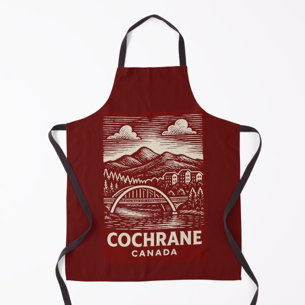 Item preview, Cochrane Canada Linocut Style designed and sold by Thistle-TShop.