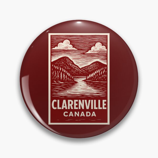 Item preview, Clarenville Canada Linocut Style  designed and sold by Thistle-TShop.