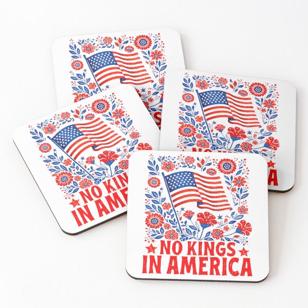 Item preview, No Kings in America Flower Boho Floral designed and sold by MackenzieBin.