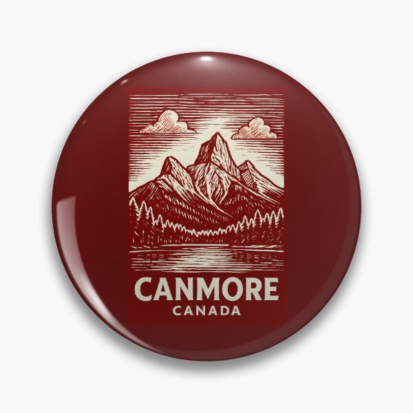 Item preview, Canmore Canada Linocut Style  designed and sold by Thistle-TShop.