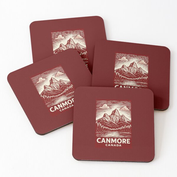 Item preview, Canmore Canada Linocut Style  designed and sold by Thistle-TShop.