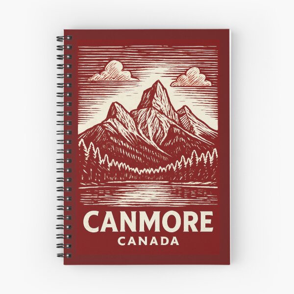 Item preview, Canmore Canada Linocut Style  designed and sold by Thistle-TShop.