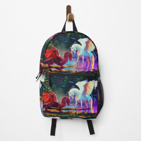 Item preview, Forest Friends - Young Dragon and Young Pegasus designed and sold by NaturePrints.