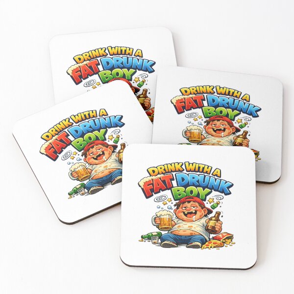 Item preview, Drink with a Drunk Fat Boy designed and sold by Arte Cartoon From TagTeam Group.