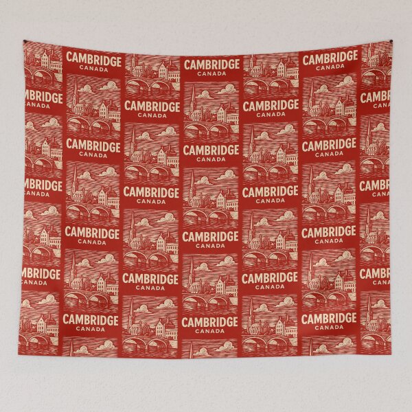 Item preview, Cambridge Canada Linocut Style  designed and sold by Thistle-TShop.