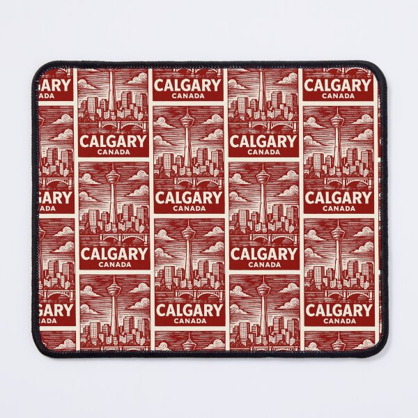 Item preview, Calgary Canada Linocut Style designed and sold by Thistle-TShop.